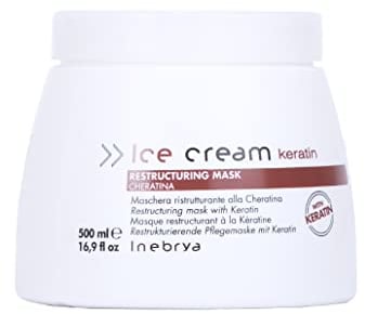 INEBRYA Ice Cream Keratin Restructuring Mask - 500 ML