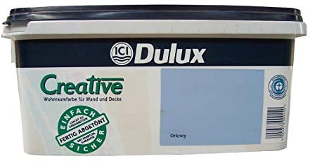 2,5 Liter DULUX Quick 'n' Easy Wandfarbe Orkney Seidenglanz Dispersionsfarbe