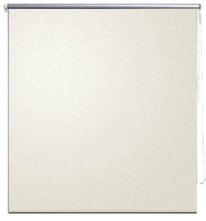 vidaXL Verdunklungsrollo Verdunkelungsrollo Rollo Klemmrollo Klemmfix 40 x 100cm Creme