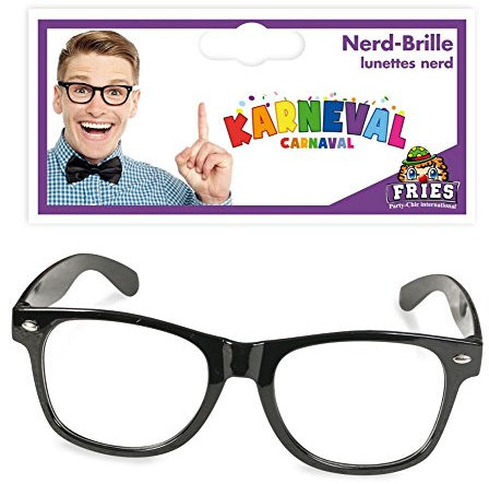 Nerd-Brille, Faschings-Zubehör
