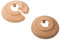 Sanitop-Wingenroth Klapprosette für Rohrsysteme 15 mm oder Typ 1/4 '' 2er-Set Rosette Abdeckung für Heizungsrohre Außendurchmesser: 49 mm Kunststoff Ahorn 19436 5