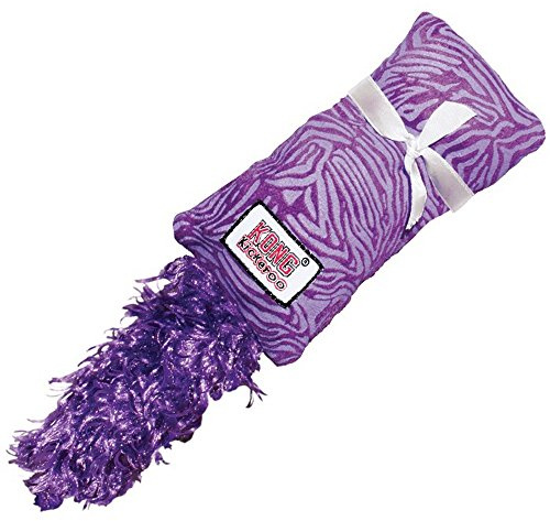 KONG Kickeroo-North American Premium Catnip Cat Toy (Colour Variation) Kitten Pattern, Mehrfarbig, Standard Size
