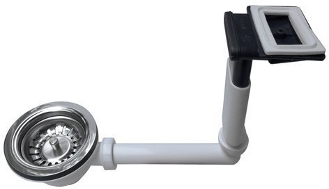 Franke Kitchen Systems Kit d'écoulement et de trop-plein avec bouchon pour évier encastrable EFX 614-78 / pièce de rechange pour évier, bonde