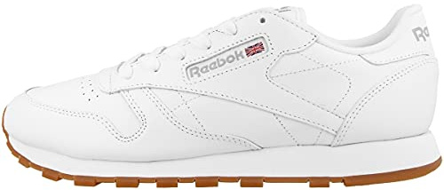 Reebok Damen Classic Leather Sneaker, Weiß (Int-White/Gum), 37 EU