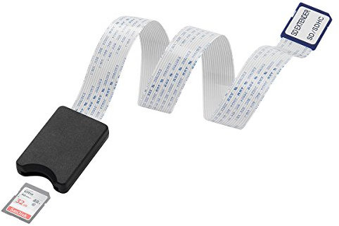 SD to SD Extension Cable,SD Card Extension,LANMU SD Memory Card Adapter Convertor Extension Extender Cable for Raspberry Pi/GPS/Wild Camera/ SDHC SDXC