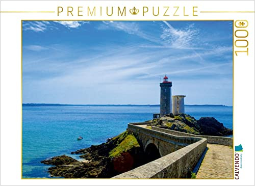 CALVENDO Puzzle Phare du Petit Minou an der Meerenge von Brest (Frankreich) | 1000 Teile Lege-Größe 64 x 48 cm Foto-Puzzle für glückliche Stunden