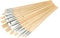 Silverline Artists Paint Brush Set 12pce Flat Tips (633927)