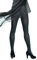 BAHNER Young Line Stuetzstrumpfhose Stripes schwarz 44-46 XL