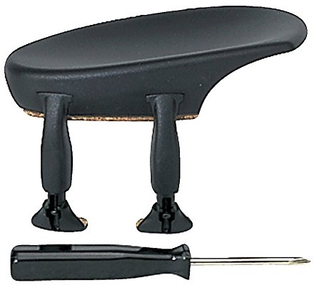 Wittner Kinnhalter Violine 1/2 -1/4, High-Tech Kunststoff, anatomisch geformt, allergiegetestet, mit Montagewerkzeug