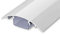 Design Kabelkanal 80mm breit lackiert in Weiss glänzend RAL9003 Alunovo Kabelschacht Leitungskanal Installationskanal (Länge: 30cm)