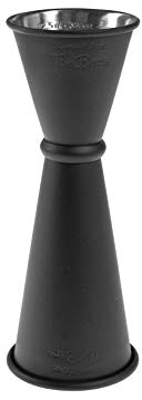 The Bars 005716, Misurino Cocktail, Acciaio Inox, Nero, ml 30/60, Made in Italy