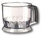Braun Food Processor Container, 1500ml, Transparent, Plastic/Glass, FP6000 FP1000 Type 4191