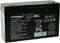 Batteria al Gel di piombo akku-net per:moto giocattolo, passeggino 6V 12Ah (sostituisce anche 10Ah), 6V, Lead-Acid