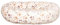 TRIXIE Hundebett Lingo 60 × 55 cm in weiß/beige - Hundekissen mit weichem Softfleece-Bezug - Hundekorb für mittelgroße Hunde - rutschfest - 37686