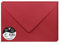 Clairefontaine 5582C - Packung mit 20 Umschläge Pollen, Format C5, 162 x 229 mm, 120g, ideal für Korrespondenz und Einladungen, Kirschrot, 1 Pack