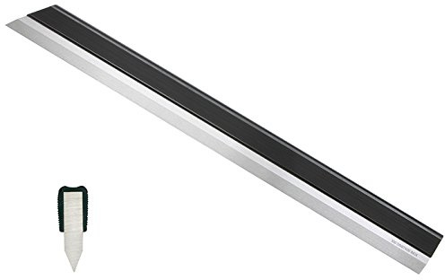 Unbekannt Präzisions-Haarlineal, 500 mm, Edelstahl, Stahlband