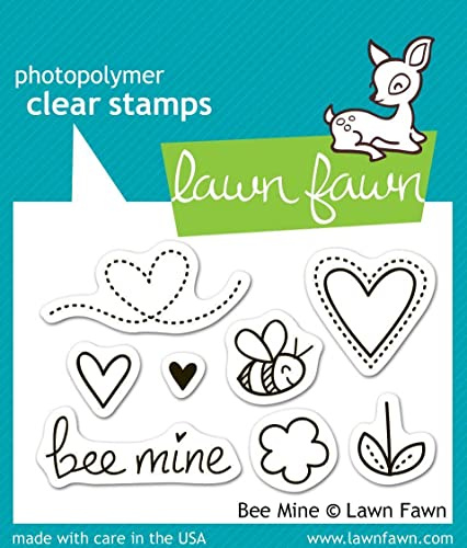 Lawn Fawn Bee Mine 2X3 Clear Stamp Set