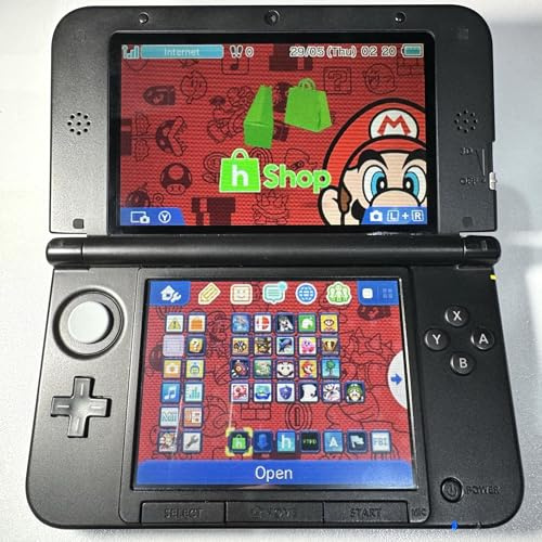 Nintendo Handheld Console 3DS XL - Silver and Black Limited Edition with New Super Mario Bros. 2 by Nintendo