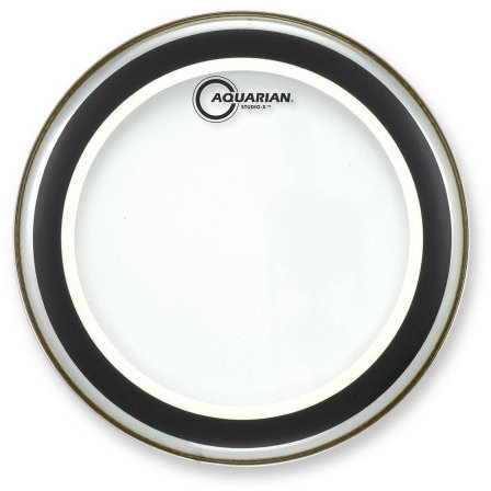 Aquarian Drumheads SX22 Studio-X Clear 22-inch Bass Drum Head