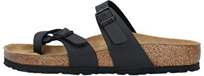 Birkenstock 071791 Mayari black, Birko Flor INFRADITO Uomo, Black EU 43