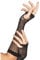 Smiffys Damen Lange Netz Handschuhe, Fingerlos, One Size, Schwarz, 34872