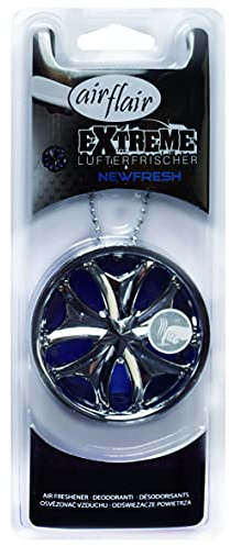 Airflair Lufterfrischer Chrom Rims (New Car) – Langanhaltender Auto Duft für den Rückspiegel – Auto Duft Innenraum mit angenehmem Dufterlebnis – Frischer Duftbaum Auto