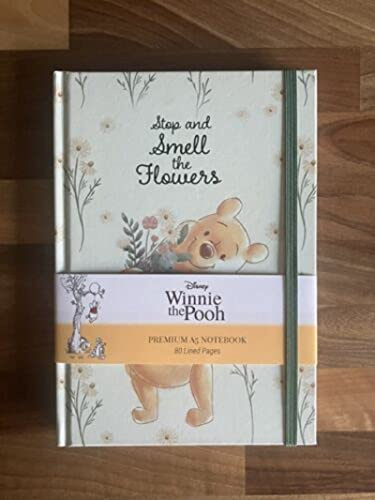 Grindstore Disney Winnie Puuh Notizbuch, A5 (Stop and Smell the Flowers), offizielles Lizenzprodukt