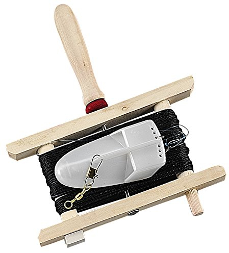 FLADEN Fishing - Adjustable Paravane and 3 Spoons Trolling Handline with Braided Line - For Offshore Boat Fishing [31-626]