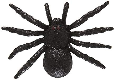 W WIDMANN MILANO Party Fashion 8701S - Haarspange Glitzer Spinne, Haarschmuck, Accessoire, Hexe, Fasching, Karneval, Mottoparty, Halloween