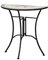 Siena Garden Tisch Stella, 35,5x70x71,5cm, Gestell: Stahl, pulverbeschichtet in schwarz matt, Fläche: Mosaik,Tischplatte: Keramik