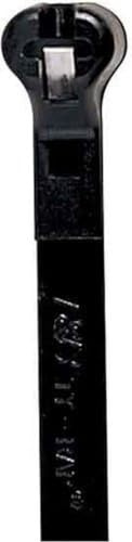 Thomas & Betts Nylon 66 Kabelbinder Kabelbinder Schwarz 6,9 mm x 770.6mm, Packung a 50 Stück