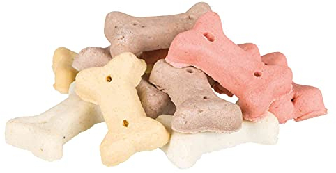 TRIXIE Cubo Snacks de Galleta, Huesos, 1.300 g, Perro