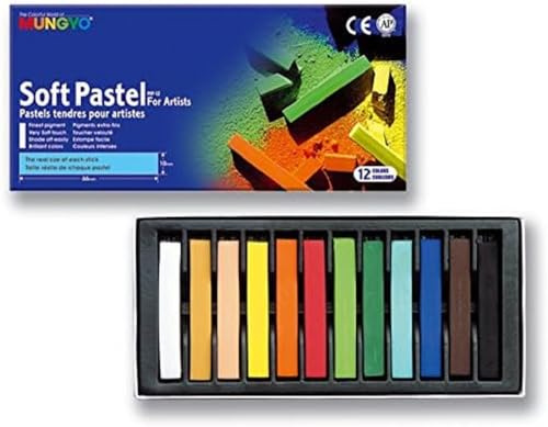 Mungyo Set mit 12 Bleistiften, quadratisch, Basic