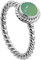 Nenalina Ring Silber 925 Damen Silberring Damenring mit 6 mm Achat Edelstein (grün)