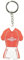 UEFA EURO 2016 Schlüsselanhänger Trikot , 8 cm