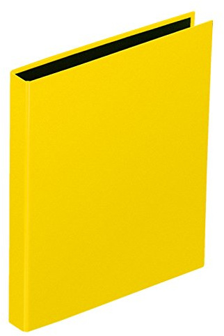 Pagna Ringbuch A4 Basic, 2-Bügel-Mechanik mit Niederhalter, gelb