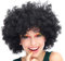 Afro Party Perücke XXL schwarz Afroperücke Curly Locken