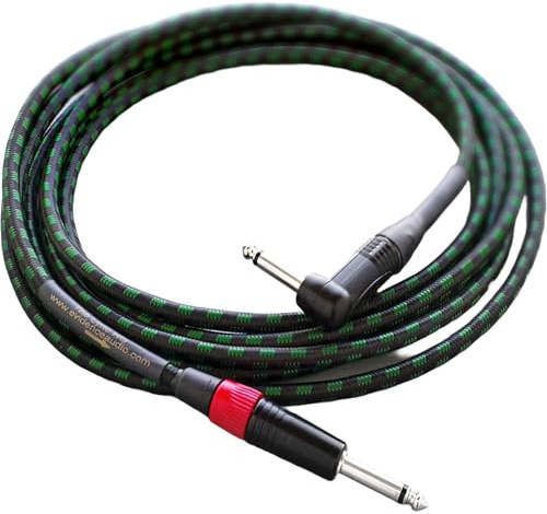 Evidence Audio 20ft/6.0m Lyric HG Cable with Right to Straight 1/4 inch Phone Plugs