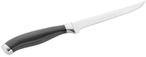 Pinti Inox Professionale Coltello Disossare, Acciaio Inossidabile, Nero, 25 x 3 x 2 cm