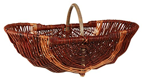 Dehner Weidenkorb mit Bügel, ca. 55 x 34cm, Weidengeflecht