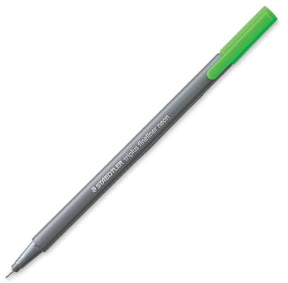 Staedtler 334 – 501 Fineliner, Neon-Grün