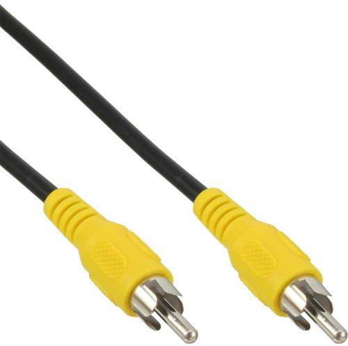 InLine? Cavo Video da spina RCA a spina RCA, connettore giallo, 5m
