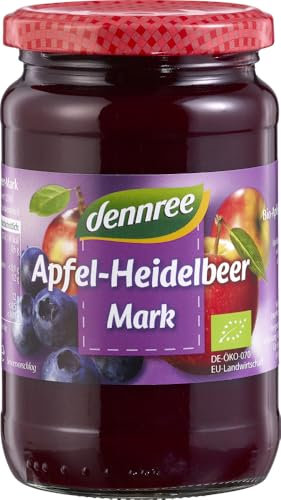 dennree Apfel-Heidelbeer-Mark, ungesüßt (360 g) - Bio