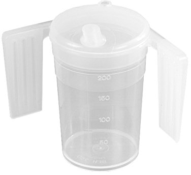 NRS Healthcare Feeder Cup with Handle with Narrow Spout Lid