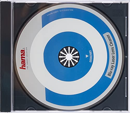 Hama Blu-Ray Reinigungsdisc (zur Beseitigung von Schmutz in Blu-Ray Laufwerken) Laser-Reinigungs Blu-Ray