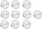 Rabbito 10pcs Milkshake Protein Blender,Wire Mixer Mixing Ball For Shaker,Drink Bottle Cup