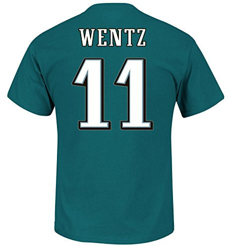 Carson Wentz Philadelphia Eagles Majestic NFL Eligible Receiver III T-Shirt