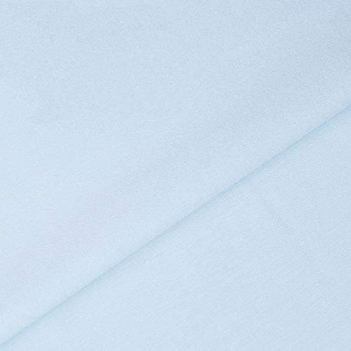 Öko-Tex® Baumwoll Jersey - elastisch, leicht & einfach handzuhaben - Meterware (hellblau)