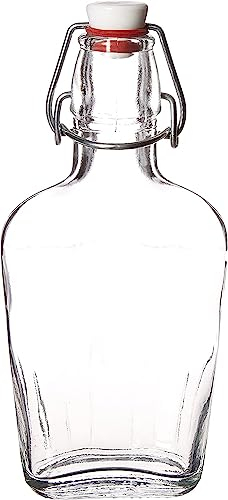 Bormioli Rocco Pocket Flask, 8.5 oz, Clear