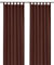 heimtexland ® Dekoschal mit Schlaufen und Kräuselband Uni Schoko braun HxB 175x140 Blickdicht Aber Lichtdurchlässig - Vorhang natürlich matt einfarbig - Schlaufenschal Bandschal ÖKOTEX Gardine Typ117